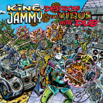 the album cover for King Jammy - King Jammy Destroys The Virus With Dub