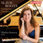 the album cover for Tabakova / Staneva - Slavic Roots / Piano Works
