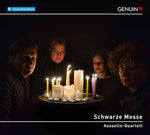 the album cover for Lourie / Asasello-Quartett / Myohanen - Schwarze Messe