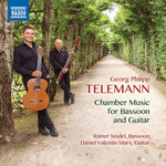 the album cover for Telemann / Seidel / Marx - Sonatas For Bassoon & Guitar