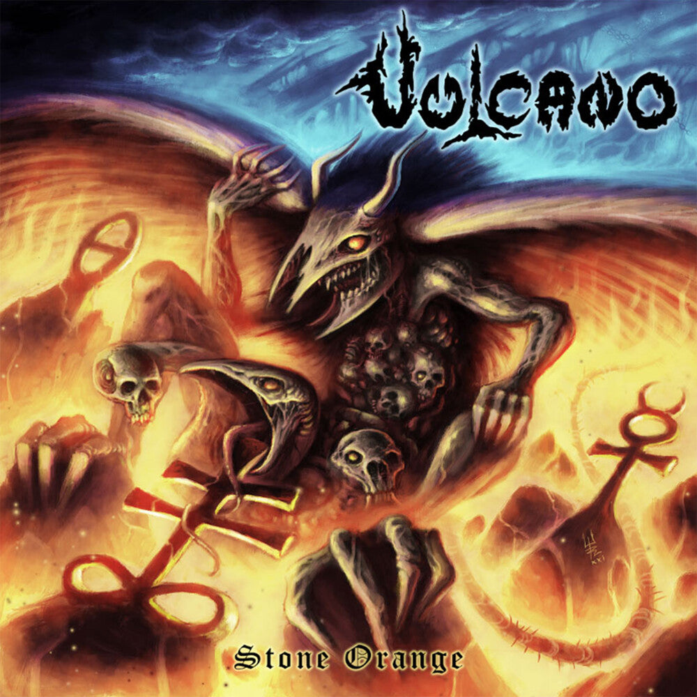 the album cover for Vulcano - Stone Orange