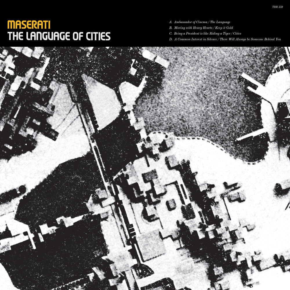 the album cover for Maserati - The Language Of Cities: Anniversary Edition