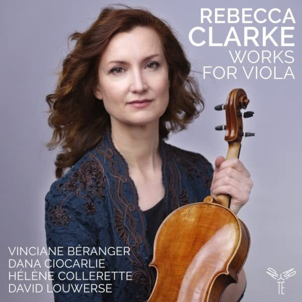 the album cover for Vinciane Beranger - Clarke: Works For Viola