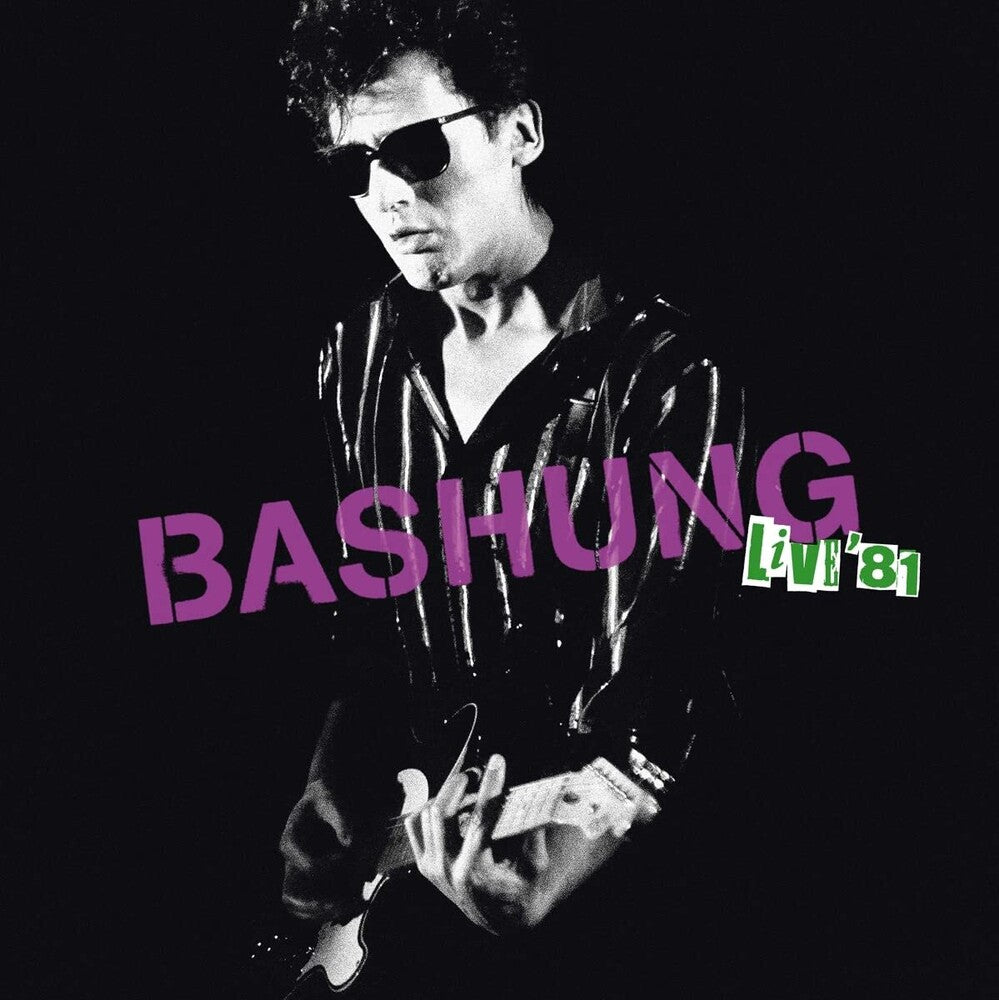 the album cover for Alain Bashung - Live 1981