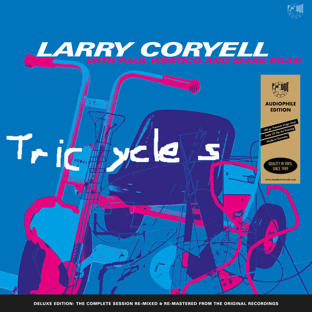 the album cover for Larry Coryell/ Wertico,Paul / Egan,Mark - Tricycles