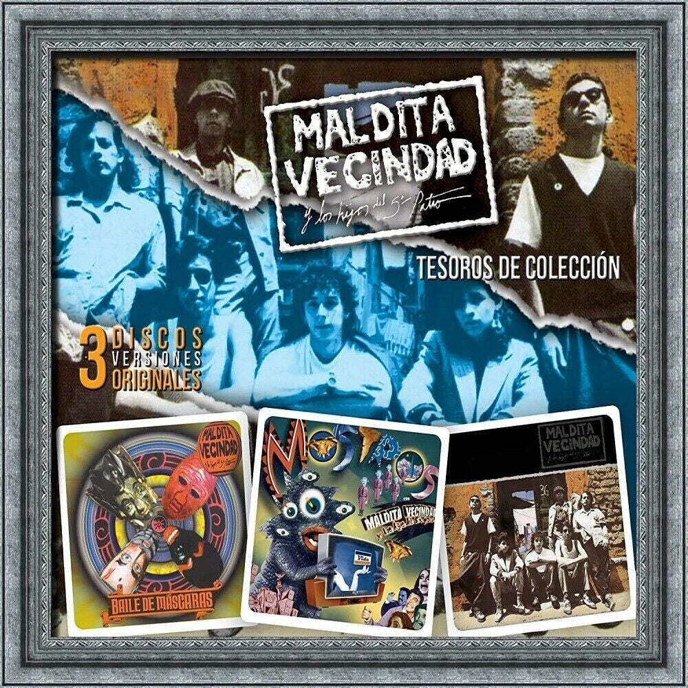 the album cover for Maldita Vecindad - Tesoros De Coleccion