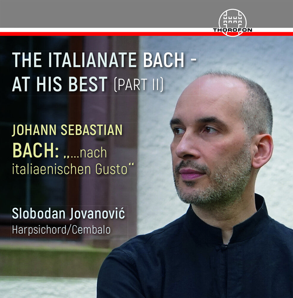 the album cover for Bach, J.S. / Jovanovic - Italianate Bach