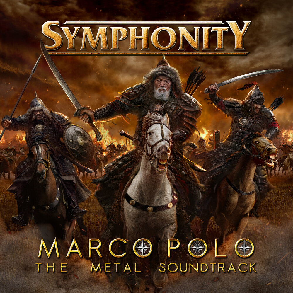 the album cover for Symphonity - Marco Polo: The Metal Soundtrack