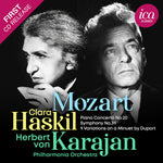 the album cover for Mozart / Haskil / Philharmonia Orch - Piano Concerto 20