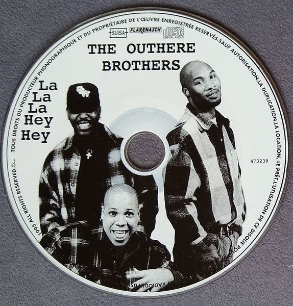 The Outhere Brothers : La La La Hey Hey (CD, Single, Car)