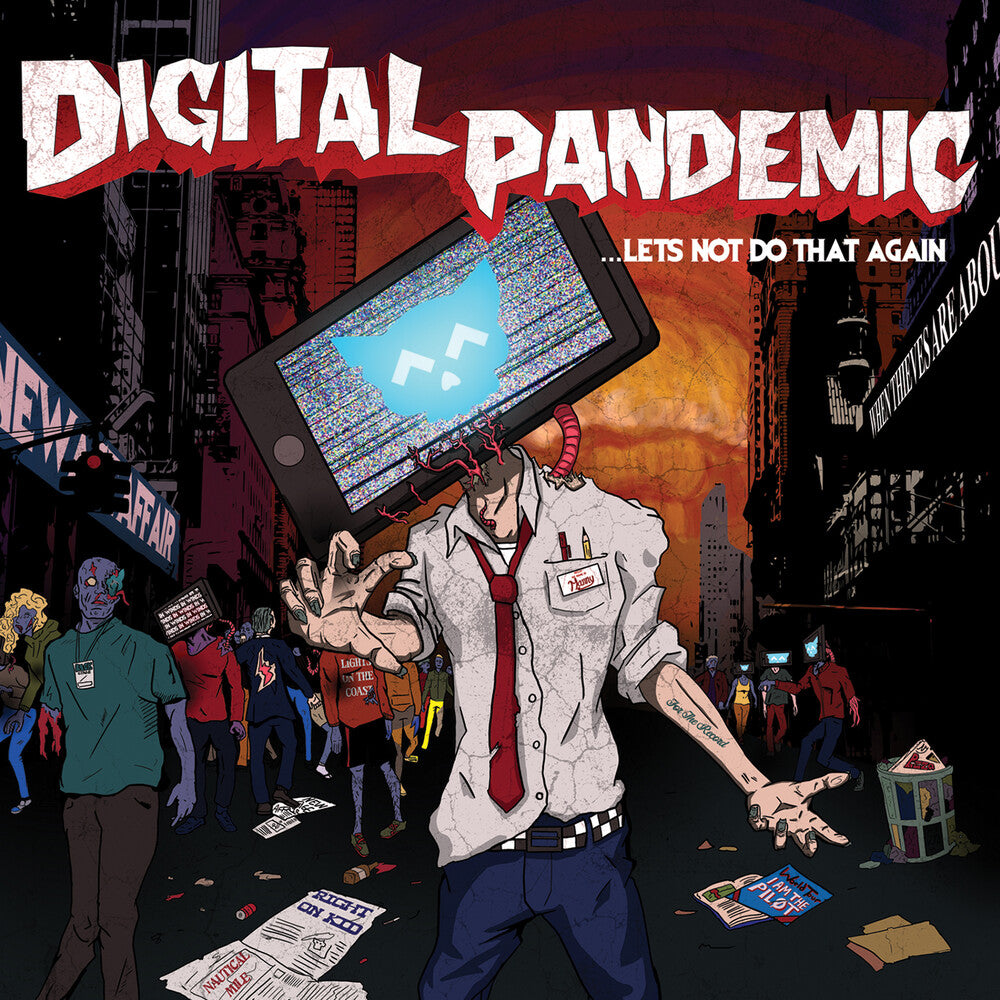 the album cover for Various Artists - Digital Pandemic...Let's Not Do That Again