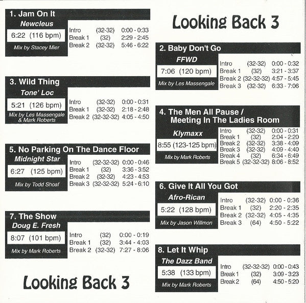 Various : Looking Back Three (CD, Comp, Promo)