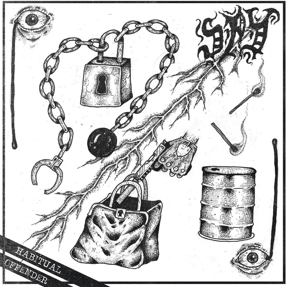 the album cover for Spy - Habitual Offender