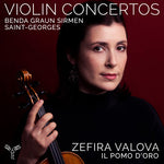 Zefira Valova - Violin Concertos: Benda, Graun, Saint-Georges, Sirmen (CD)