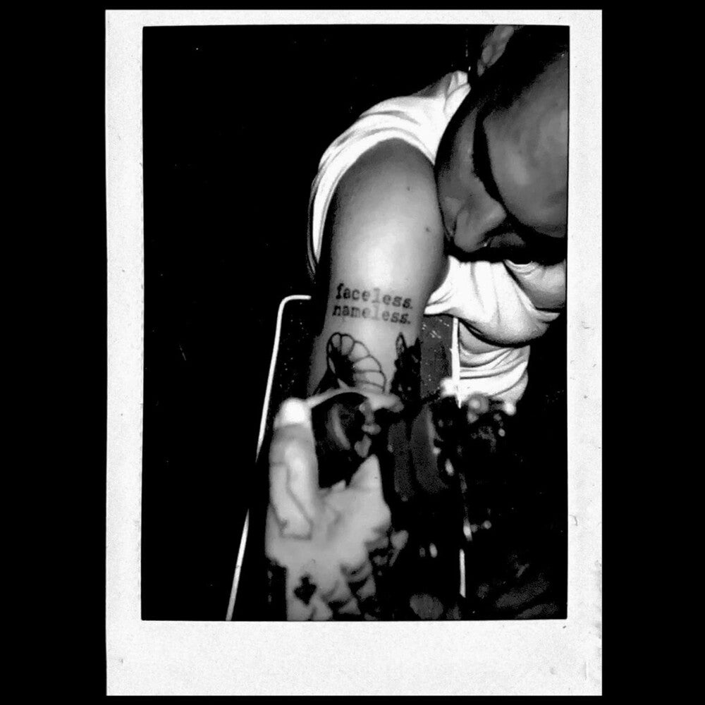 the album cover for Human Issue - Faceless. Nameless.