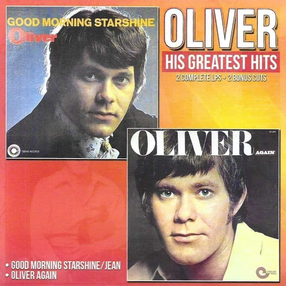 the album cover for Oliver - His Greatest Hits 2 Complete Lps