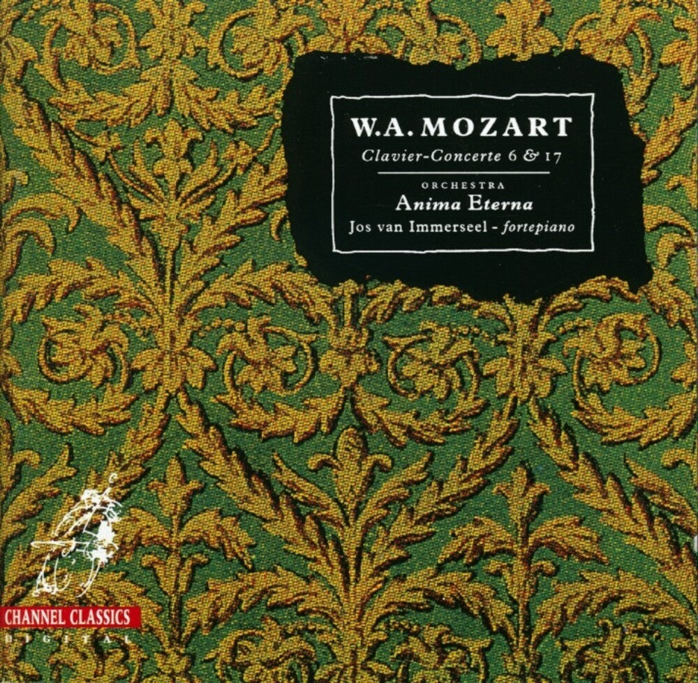 the album cover for Anima Eterna Orchestra - Mozart-Piano Concerto 6 & 17