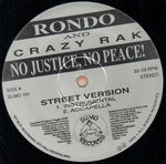 Rondo & Crazy Rak - Sin justicia, sin paz (Vinilo)