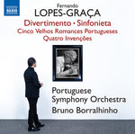 the album cover for Lopes-Graca / Orquestra Sinfonica Portuguesa - Divertimento / Sinfonieta / Cinco Velhos Romances