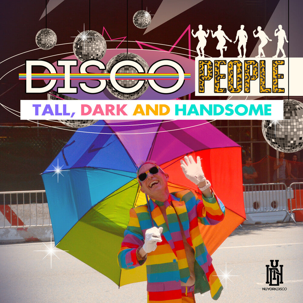 the album cover for Disco People - Tall, Dark And Handsome (Mod)