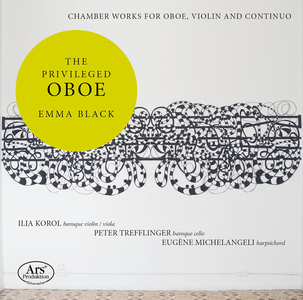 the album cover for J Bach .S. / Black / Michelangeli - Privileged Oboe