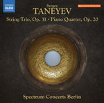 the album cover for Taneyev / Spectrum Concerts Berlin - String Trio 31