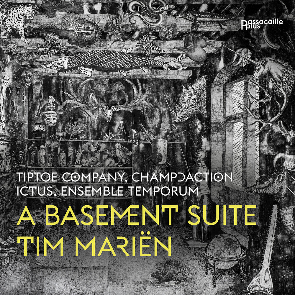 the album cover for Marien / Ensemble Temporum - Basement Suite