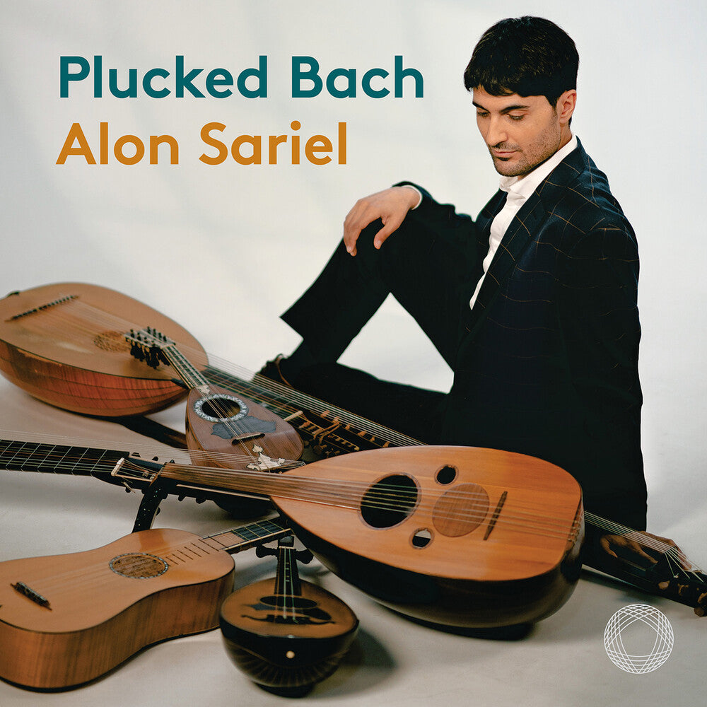 the album cover for Bach, J.S. / Sariel - Plucked Bach / Cello Suites