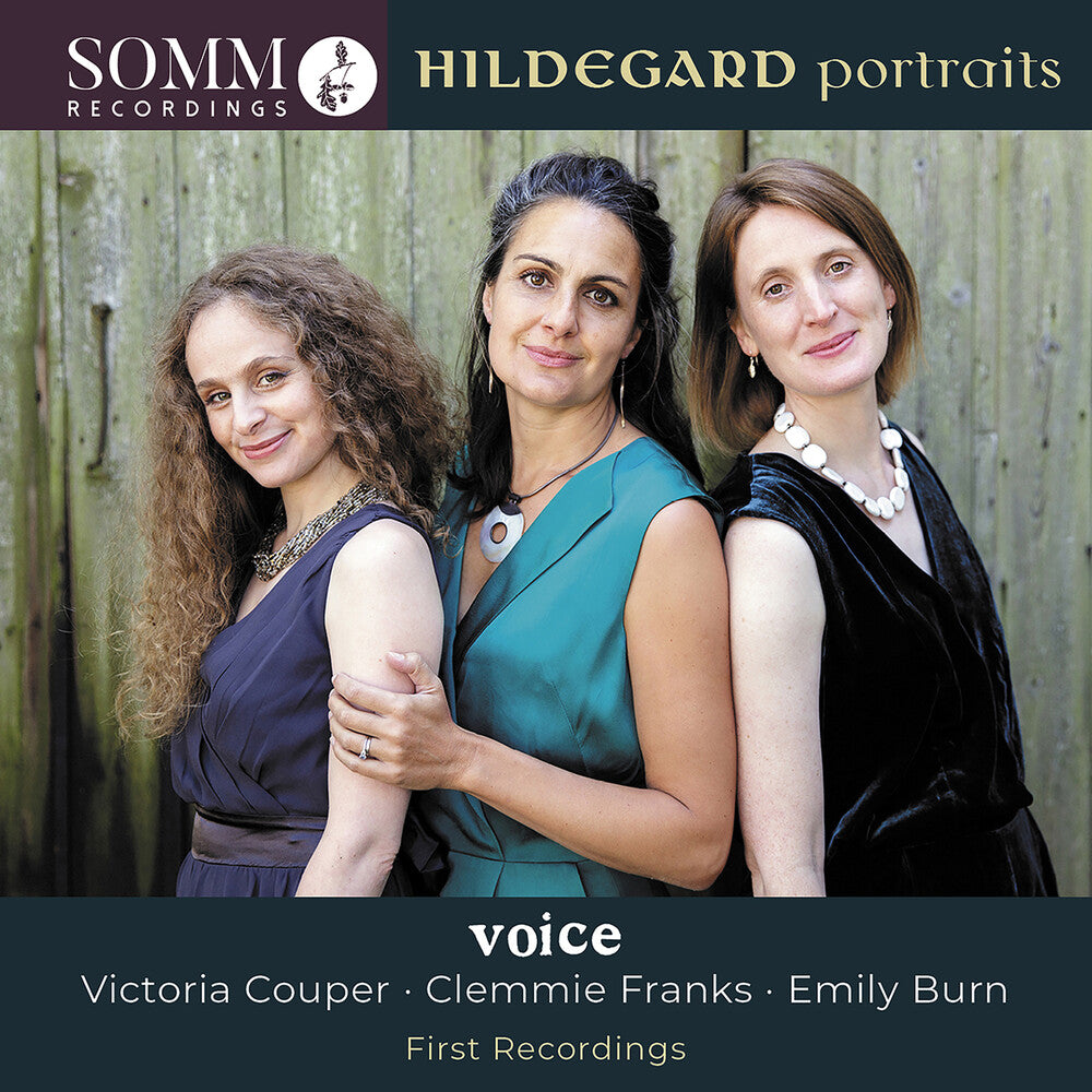 the album cover for St Hildegard of Bingen / Burn / Franks - Hildegard Portraits