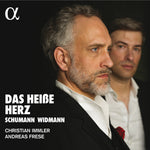 the album cover for Schumann / Immler / Frese - Das Heisse Herz