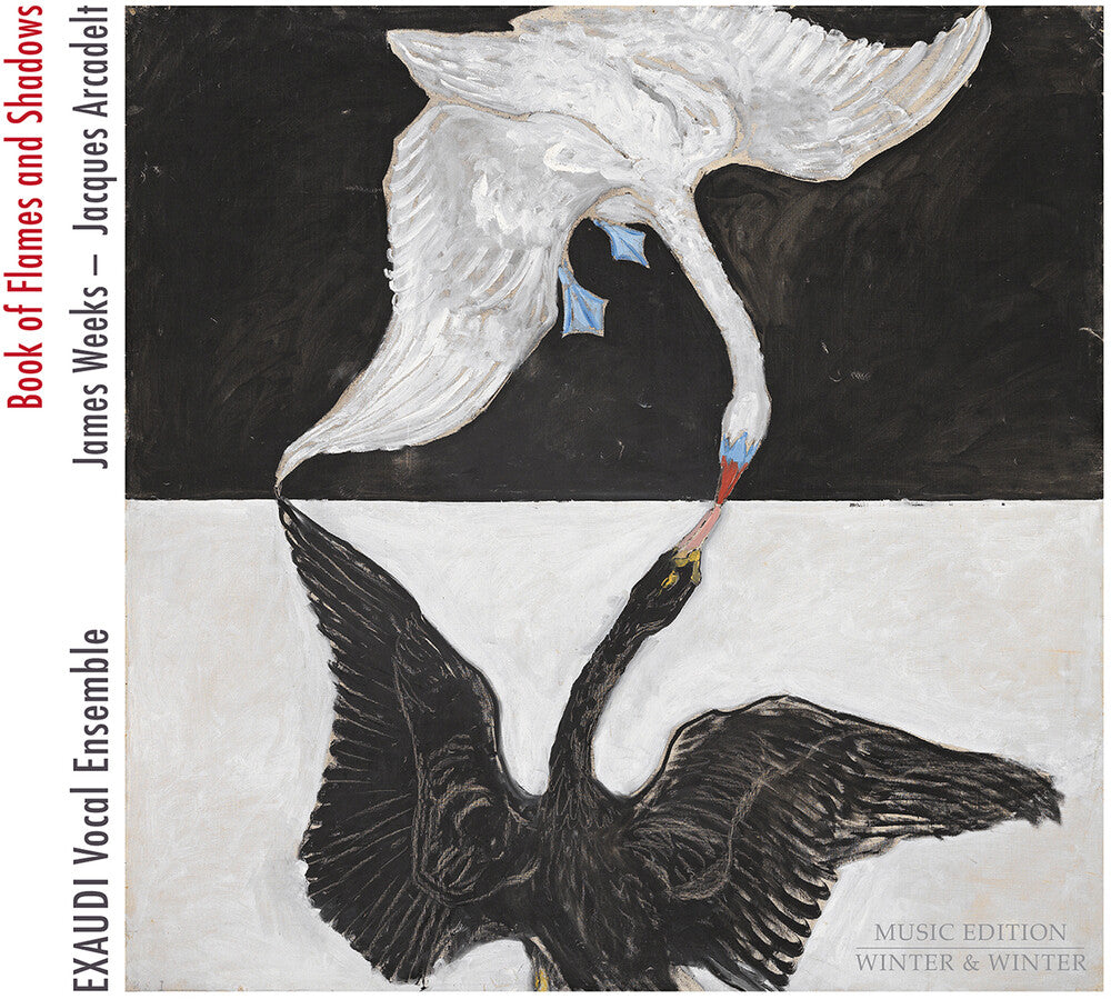 the album cover for Arcadelt / Exaudi Vocal Ensemble - Book of Flames & Shadows