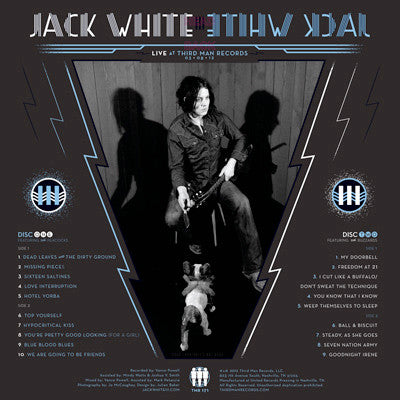 Jack White (2) : Live At Third Man Records (2xLP, Blu + 7", Blu + Ltd)