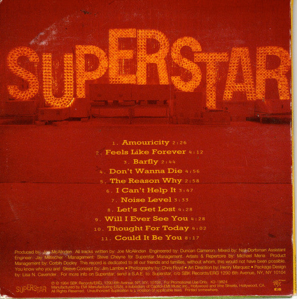 Superstar (6) : Superstar (CD, Album, Promo)