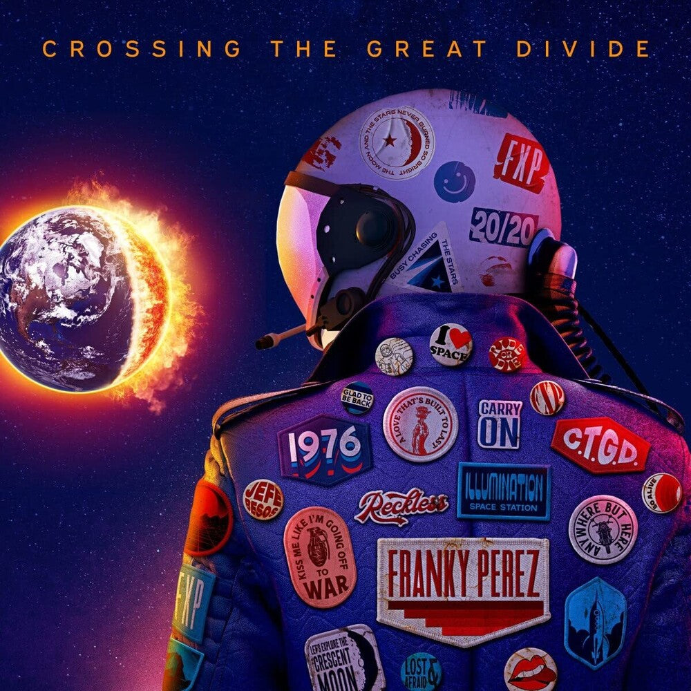 the album cover for Franky Perez - Crossing The Great Divide