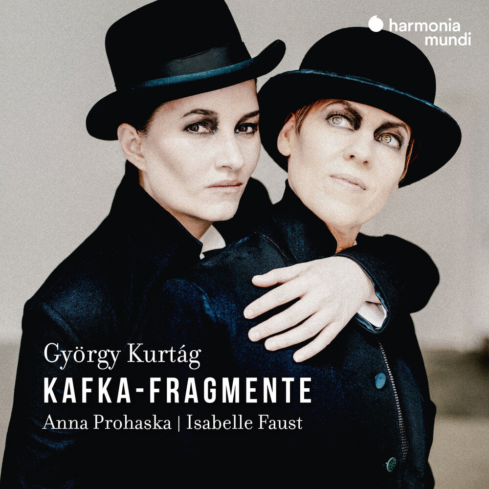 the album cover for Anna Prohaska/ Faust,Isabelle - Gyorgy Kurtag: Kafka-Fragmente