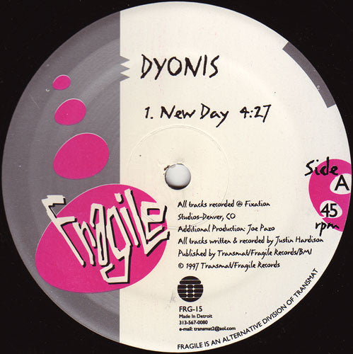 Dyonis : New Day (12")