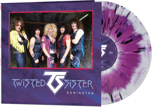 Twisted Sister - Donington - Salpicaduras de púrpura, negro y blanco (vinilo)