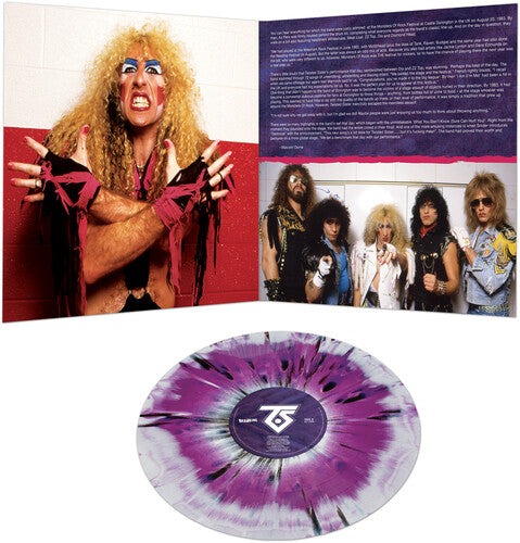 Twisted Sister - Donington - Salpicaduras de púrpura, negro y blanco (vinilo)