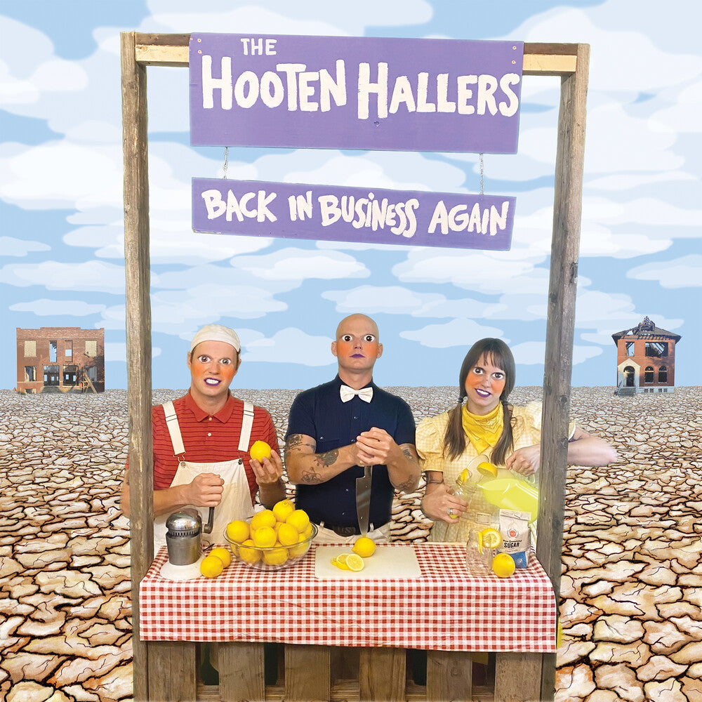 the album cover for Hooten Hallers - Back In Business Again