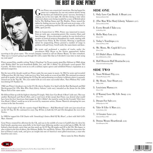 Gene Pitney - Lo mejor de - Vinilo de 180 g