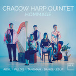 the album cover for Absil / Cracow Harp Quintet - Hommage