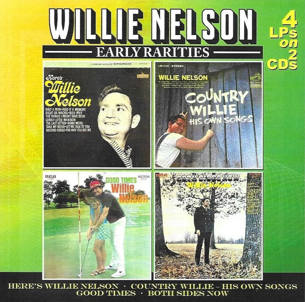 the album cover for Willie Nelson - Here's Willie Nelson / Country Willie / Good Times