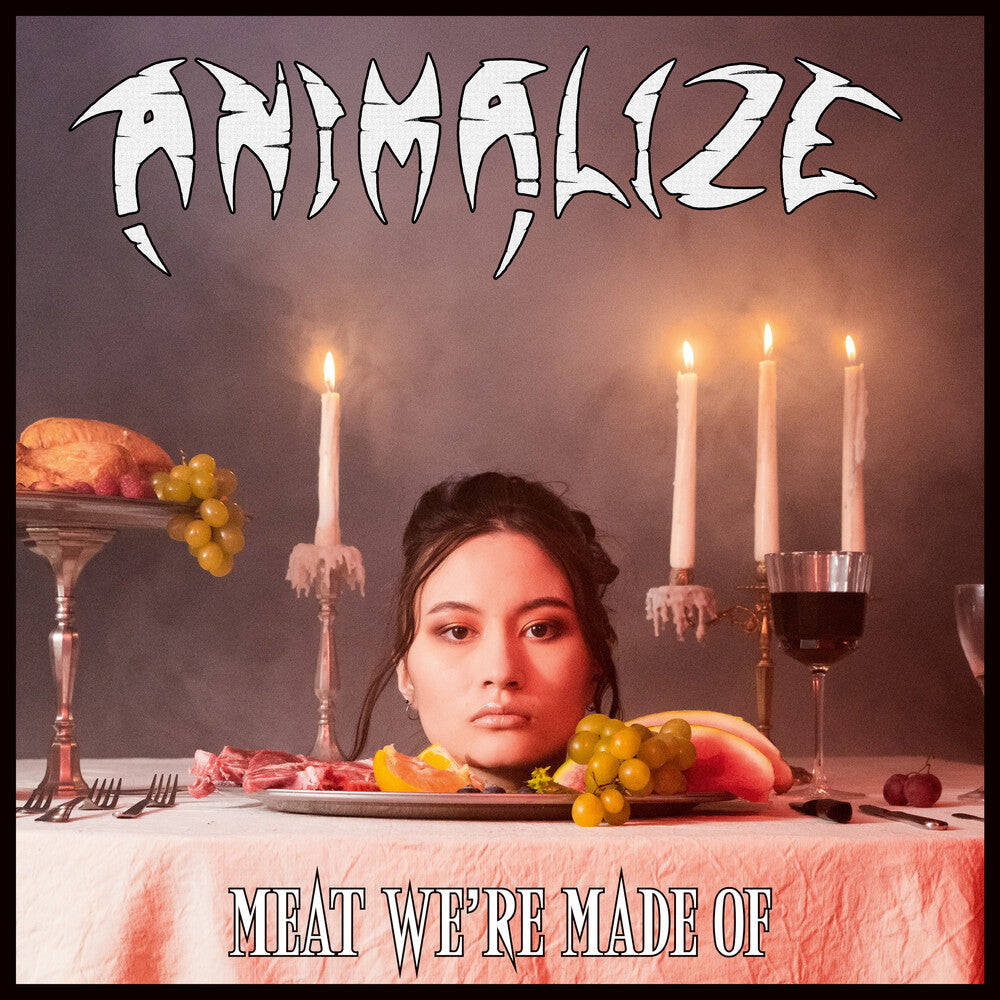 the album cover for Animalize - Meat We're Made Of