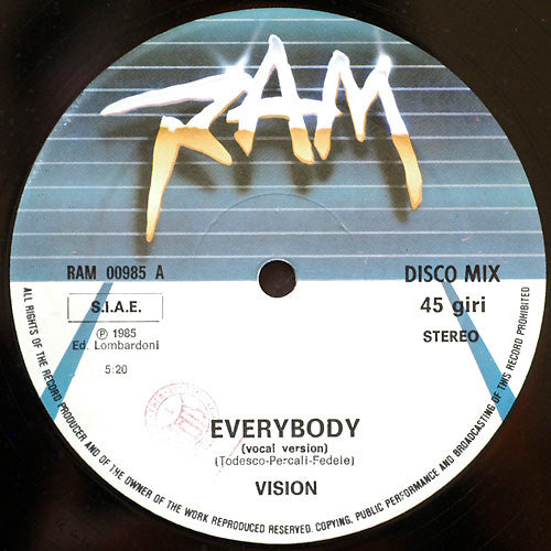 Visions (2) : Everybody (12")