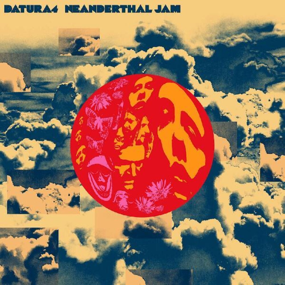the album cover for Datura4 - Neanderthal Jam