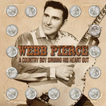 the album cover for Webb Pierce - Country Boy Singing His Heart Out