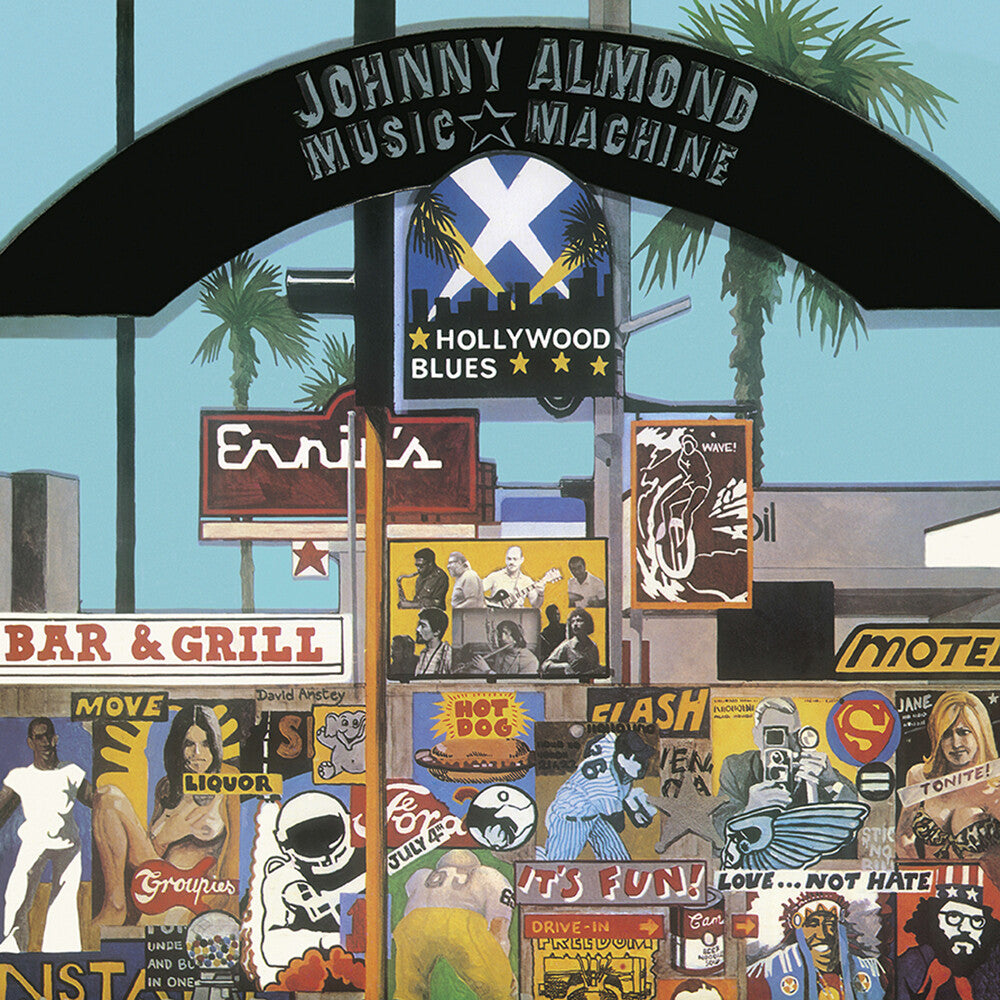 the album cover for Johnny Almond/ Music Machine - Hollywood Blues