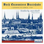 the album cover for KIMBERLY MARSHALL - Bach Encounters Buxtehude