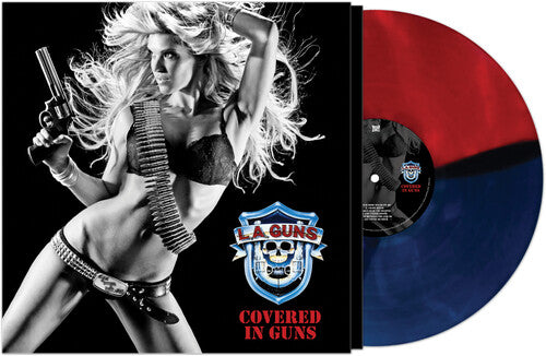 LA Guns - Cubierto de armas - Rojo y azul (Vinilo)