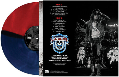 LA Guns - Cubierto de armas - Rojo y azul (Vinilo)